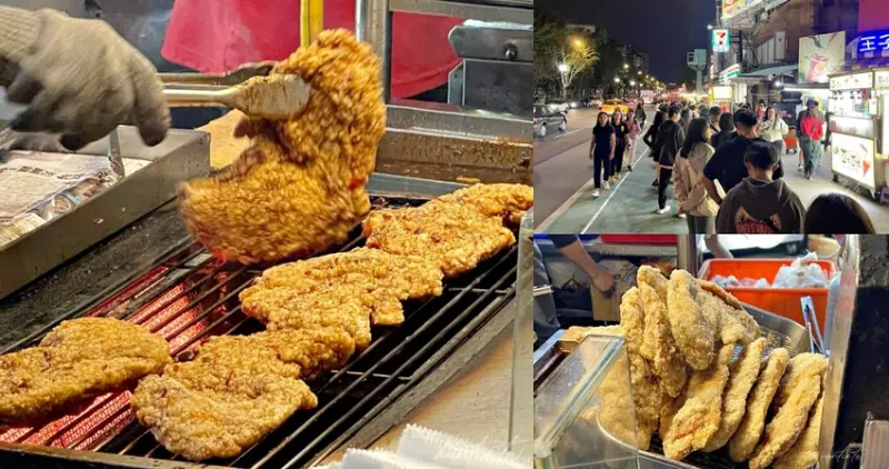 台北市士林區【台北】士林｜家鄉碳烤雞排，甜甜醬汁厚實雞排，士林夜市排隊美食