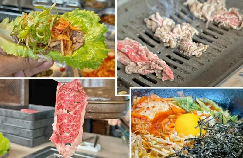 桃園燒烤吃到飽｜中壢燒烤吃到飽｜韓舍韓式燒烤｜火烤兩吃肉品小菜無限吃