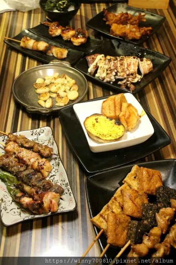 台北市中山區台北/中山【燒鳥串道吉林店】 限定山藥明太子、手工糯米腸、手工香腸、天婦羅蝦，醬汁獨家口味只有來吉林店