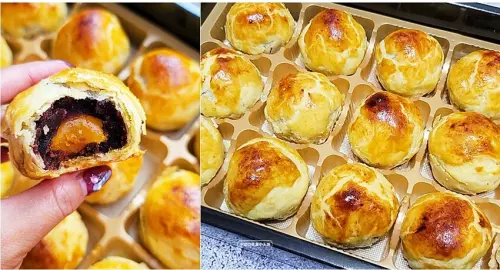 台中人氣老字號蛋黃酥，2022開放預購，蛋黃酥內餡飽滿濕潤，一吃停不了，你今年預購了嗎？？