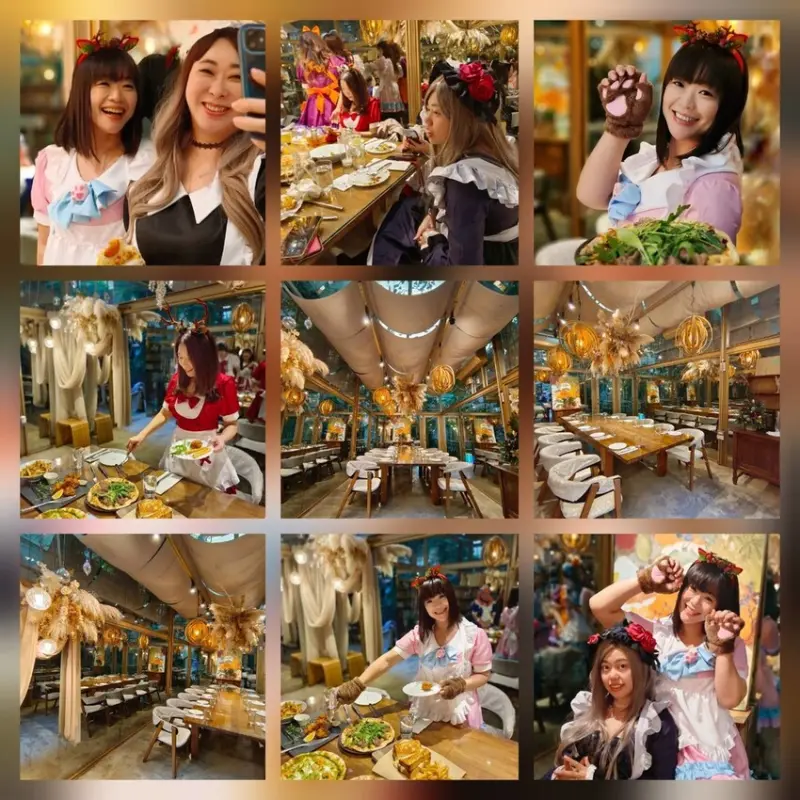 【台北】大稻埕牧山丘玻璃屋咖啡廳。10人可包場歡慶聖誕節。主題女僕羅莉趴美拍