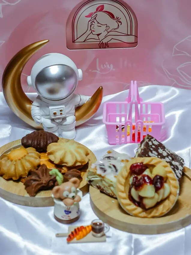 2023中秋節禮盒推薦｜《艾薇手工坊》鐵盒餅乾愛馬仕等級夏威夷豆塔、鬆軟雪花餅24入送禮超體面