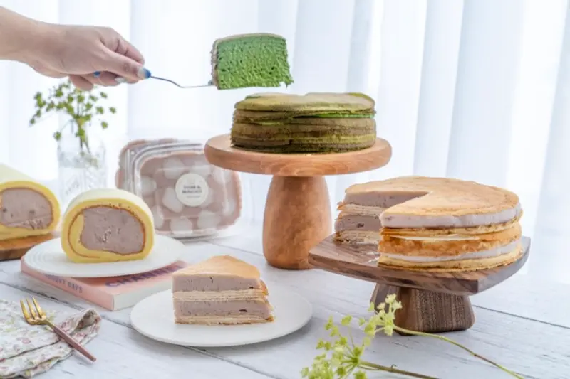 宅配甜點 幸福肥手作點心坊｜芋泥盒子、抹茶千層，真材實料的口碑好甜點！ · 算命的說我很愛吃