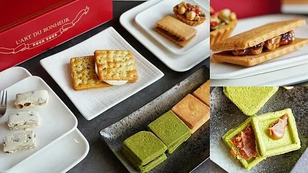 【宅配伴手禮】法樂公爵手工坊-新竹伴手禮推薦，2022金色年華新年禮盒，蜜柚火山豆塔、焦糖酥等6款法式甜點一次滿足