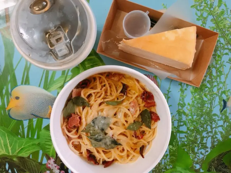 三重 早午餐 甜點-翻轉Flip-義大利麵、千層蛋糕-外帶、外送 @跟著Julie一起走吧