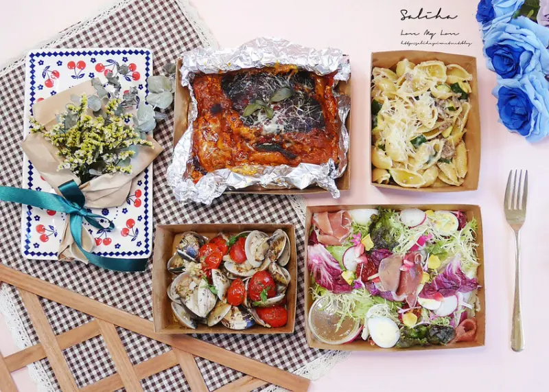 *台北外帶美食*ChiaoDuo House巧哚洋房~外帶外送8折優惠,評價4.8星的東區義式餐廳,好吃道地義大利料理,千層麵,沙拉