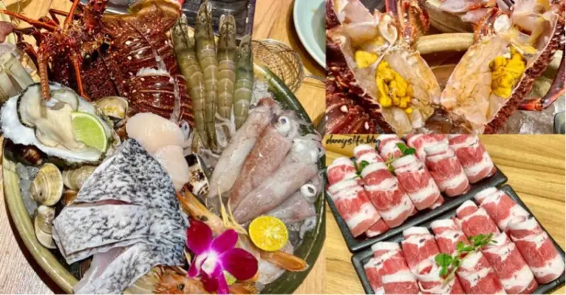 小海水產 │新北美食•必吃龍蝦鍋!大份量高CP值海鮮拼盤