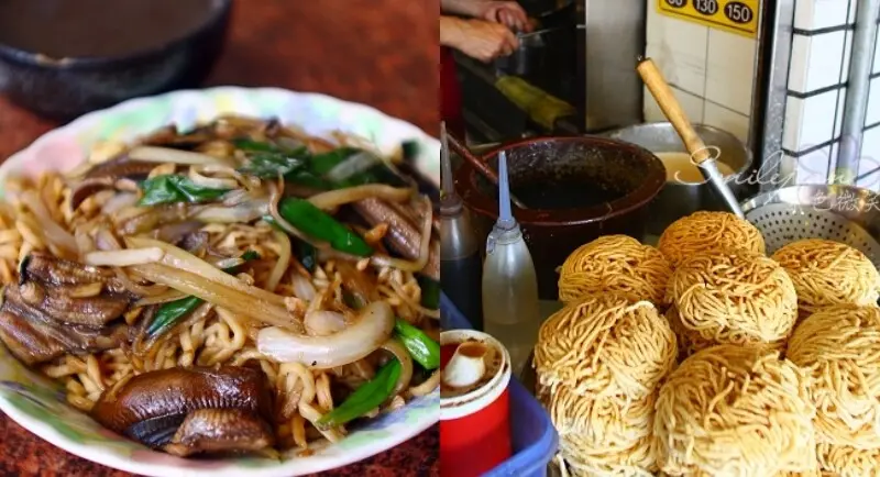 阿輝炒鱔魚》台南50年經典小吃，知名乾炒鱔魚意麵、麻油炒豬肝必吃啊｜台南西門圓環店美食