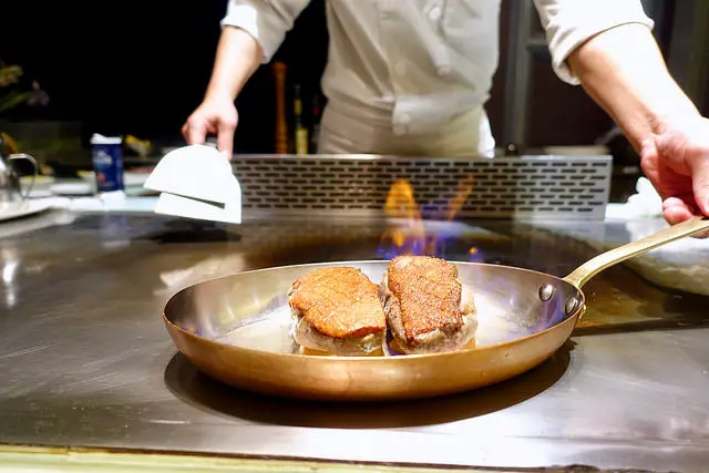 [新竹竹北] 夏慕尼 新香榭鐵板燒，1314情人套餐-伊比利豬＆可可鴨胸 價位 聚餐 約會推薦