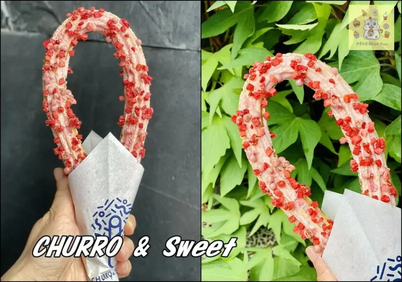 CHURRO & Sweet：台南中西區的美味吉拿棒/ 草莓巧克力吉拿棒又美又好吃.宅生活小確幸/台南午茶甜點推薦外帶外送店家 - 進食的巨鼠