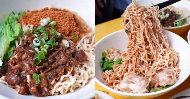 台南美食麵店【天天意麵】必點招牌乾意麵/紅油抄手麵/榨菜肉絲麵│不想吃麵也有豬肉水餃鮮甜多汁！北區平價麵店推薦