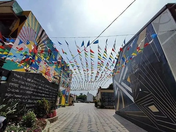 桃園龍岡半日遊~版納傣味。阿美金三角點心。忠貞新村文化園區。異域故事館，2022 龍岡米干節只到4/17！