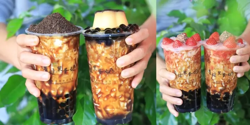 【台南飲料】青蛙黑蛋奶！吃到整顆金莎的草莓黑蛋奶，浮誇好喝只在冬天才能喝到~ - 熱血玩台南。跳躍新世界