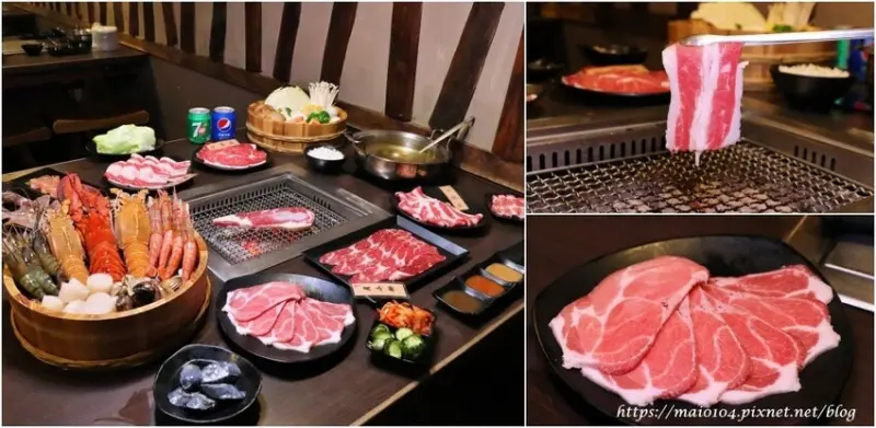 桃園中壢美食｜一燒十味昭和園內壢省桃店～火烤兩吃吃到飽、龍蝦吃到飽，自助吧冷飲、冰淇淋無限供應