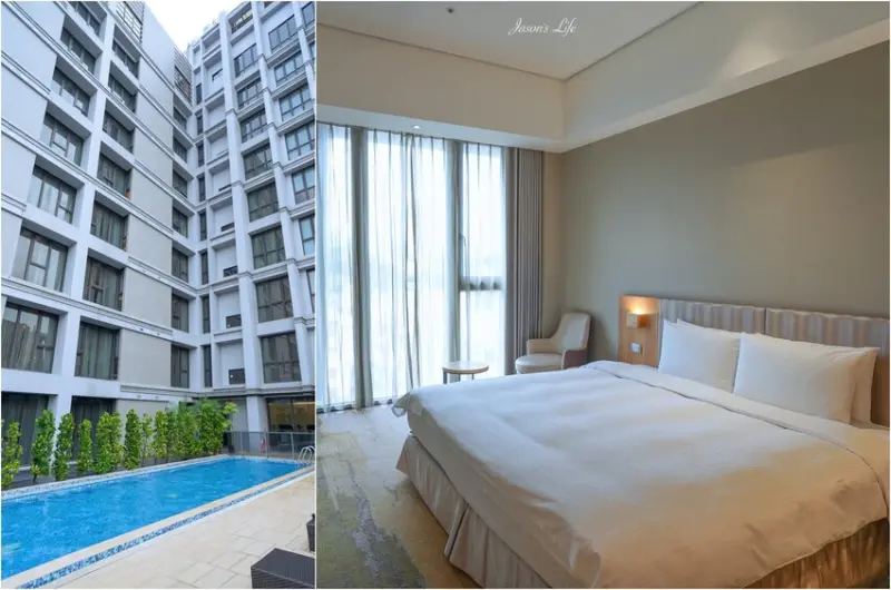 【嘉義東區│住宿】南院旅墅。嘉義市住宿推薦，近文化路夜市，擁有露天游泳池，高CP值房價，