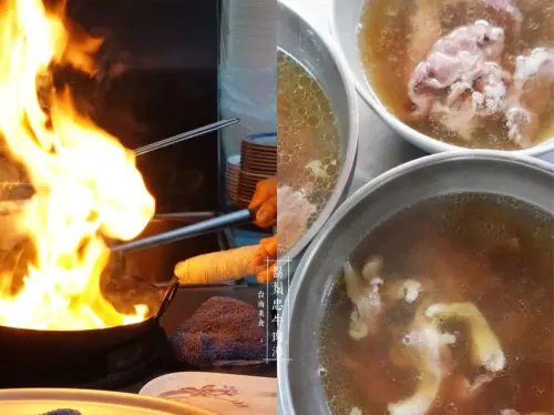 台南中西區—鬍鬚忠牛肉湯｜從晚吃到早 三種等級牛肉湯隨心挑選｜神農街、永樂市場