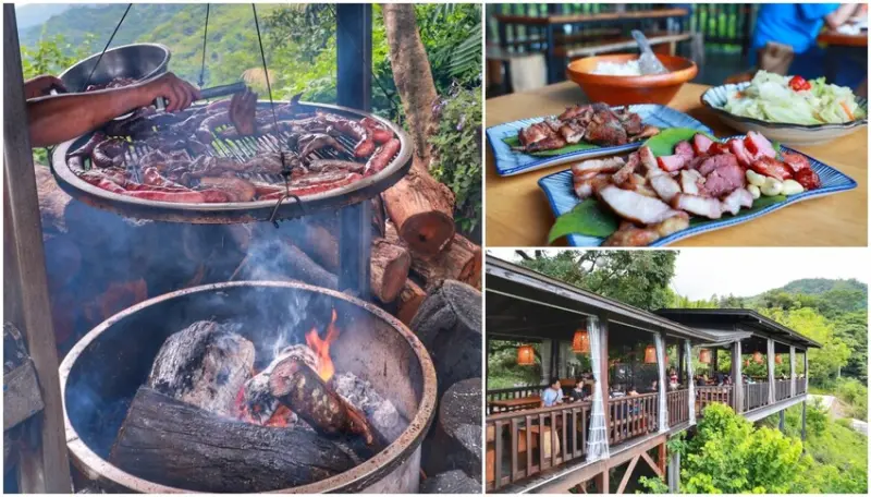 嘉義游芭絲鄒宴餐廳︱嘉義阿里山夢幻景觀餐廳，原住民民特色料理相思木烤肉第一名！
