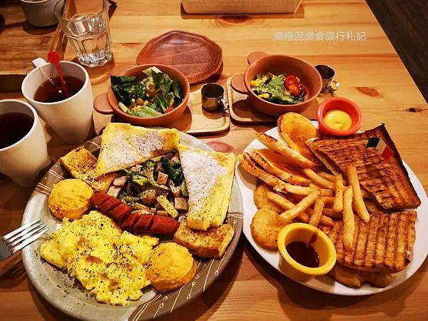 員林火車站早午餐『Am田原BRUNCH 早午餐』鄉村文青風、價格便宜、餐點超大份量(內含菜單