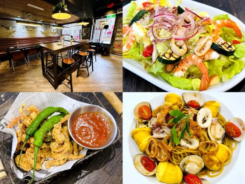 【苗圃義大利餐廳】基隆義式餐廳推薦！「基隆三寶全餐」融合基隆限定特產「蛋腸」「吉古拉」，美味佳餚吃過令人念念不忘～