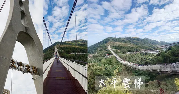 【嘉義景點】太平雲梯(寵物友善景點)，在台灣海拔1000多公尺以上的景觀吊橋，遼闊的景色足以療癒人心，非常適合放鬆身體的好行程。嘉義旅遊景點 嘉義親子旅遊景點 五倍卷