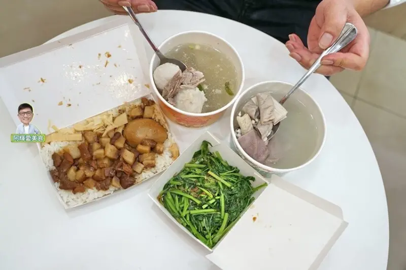 新竹|阿明滷肉飯。黃金比例滷肉飯+招牌四神湯。光華迷宮尋美食。營業時間地址菜單