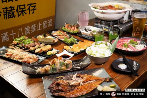 永安市場站│隱居居酒屋 永貞店 大口吃串燒，完全不怕傷荷包 歲末年終聚餐好選擇