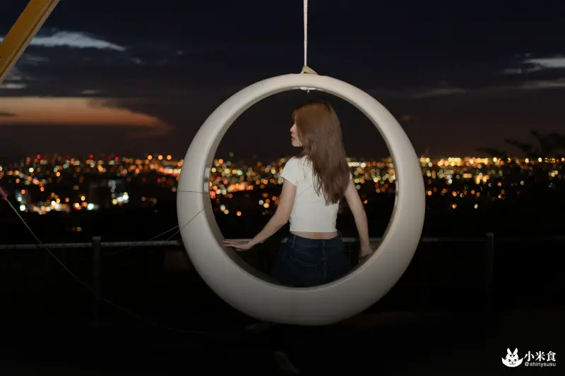 台中沙鹿夜景推薦：帆杋望海  / WalkerLand窩客島整理提供 未經許可，不得轉載