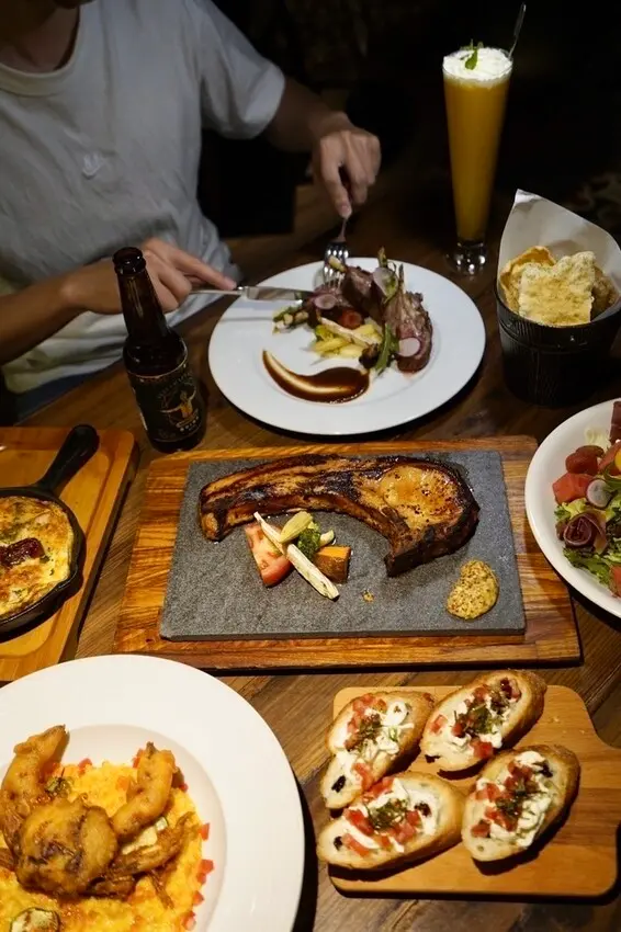 好米亞餐酒館 - 2022新菜上市! 酥炸軟殼蟹、炭烤羊肩、戰斧豬排,柏克與奇肯好友超值下酒菜組合,台北大安美食推薦