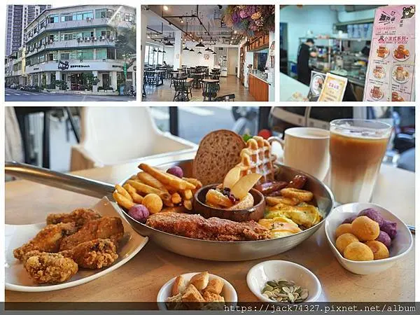 {台中美食}台中早午餐推薦：「濰克早午餐-台中民權店」，親子友善餐廳環境舒適明亮，超高ＣＰ值早午餐組合，激推雙人份「招牌大早餐」