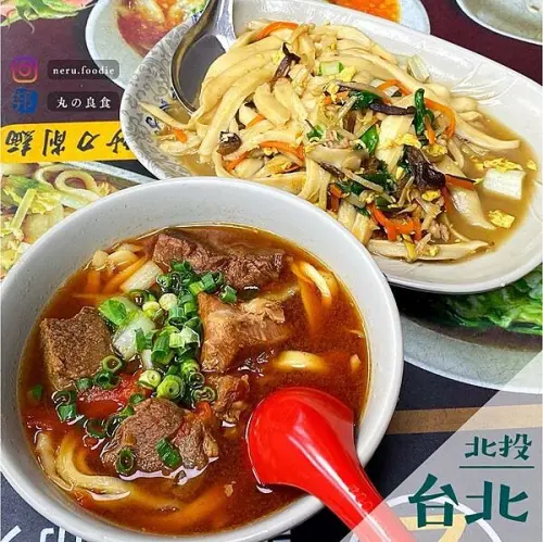 台北市北投區山西刀削番茄牛肉麵｜北投特色小吃推薦 @neru.foodie / 丸の良食