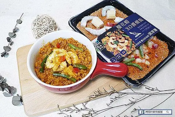 全聯福利中心美食【SUNMAKE善美的漁場】超好吃4分半快煮櫻花蝦XO醬燉飯｜嚴選黑翅鳶米x深層海水馴化水產