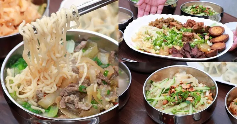 《台南美食》傳統麵店全新感受，新鮮油蔥拌麵、手炒孜然肉絲入麵"一點小陽春麵"