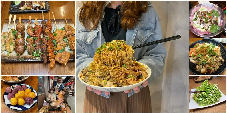 新竹海陸麻辣＂飛天麵＂正夯！熊熊火焰燒酒雞！