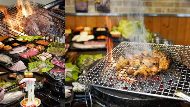 吃燒肉就是要找高CP值！這間499元就能吃到海鮮，120分鐘吃到飽，店員有空還會來桌邊服務超讚～