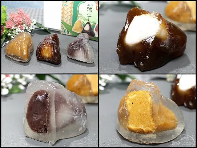 【端午冰粽禮盒】振頤軒食品 包泥粽9入禮盒～水晶花生、水晶紅豆、黑糖芋頭，外皮Ｑ彈，內餡飽滿！