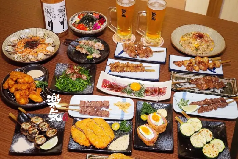 破千google評論4.8高分,隱身通化街夜市裡的人氣串燒居酒屋,捷運信義安和站美食推薦♥樂氣串燒居酒屋♥