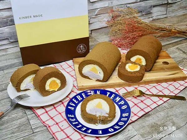 【台中 】金帛手製 KINBER MADE-台中必吃甜點店！可宅配，中秋禮盒生乳雪糕捲限量推出，私心大推