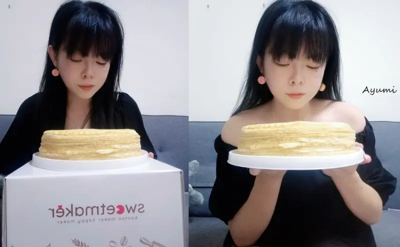 [甜點推薦]sweetmaker－雲朵片片卡士達千層蛋糕／全新的Sweetmaker手工千層蛋糕由原本的20層變更為25層，加值加量不加價，感受更多元！讀者訂購整顆千層蛋糕享免運優惠