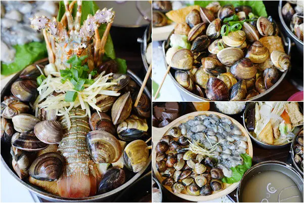 桃園八德｜想吃鍋創意小火鍋八德總店．痛風也要吃！八德超狂爆料鍋物小龍蝦、蛤蠣、鮮蚵～整鍋料裝滿滿