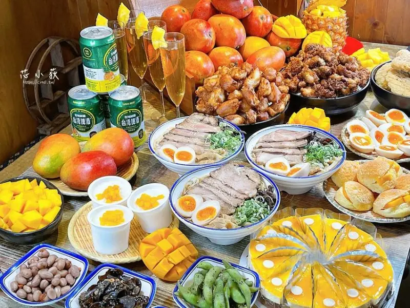 山禾堂拉麵 台中店，台中最狂拉麵+愛文芒果+關廟鳳梨吃到飽只要399，叉燒溏心蛋炸物任你吃 - Cyndi loves 享食天堂