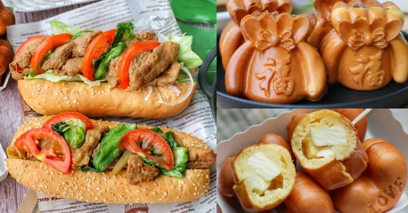 2小時完售！爆量日式炒麵潛艇堡，現點現炒銅板價，招財福袋爆漿雞蛋糕，14種口味任你選