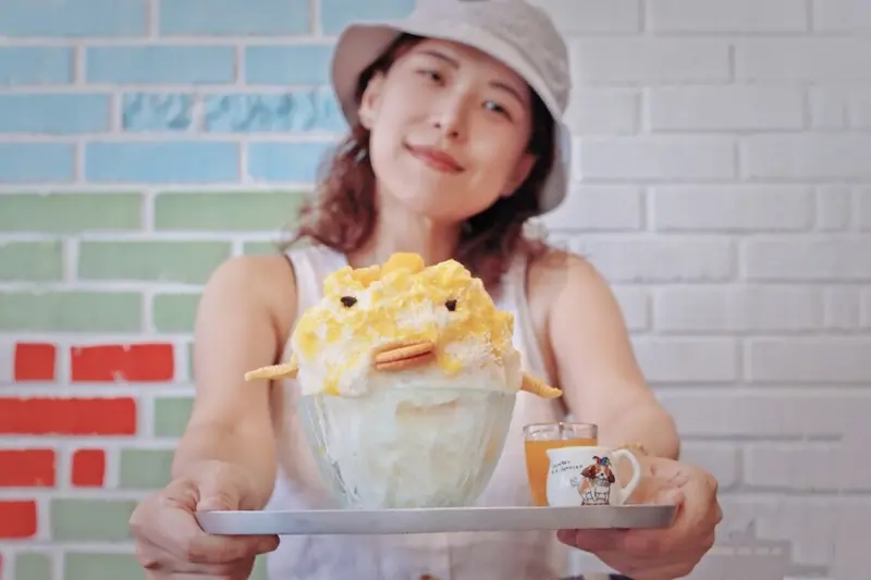 花蓮打卡冰店/浪花丸かき氷•島食，超繽紛療癒造型小熊冰品，拍照打卡品嚐都很推薦