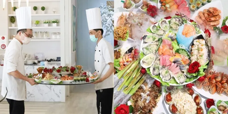 【台南美食】台南唯一！海鮮版的滿漢全席，一道菜竟然就多達20道澎湖海鮮，預約才能吃到喔：涵花庭 - 熱血玩台南。跳躍新世界