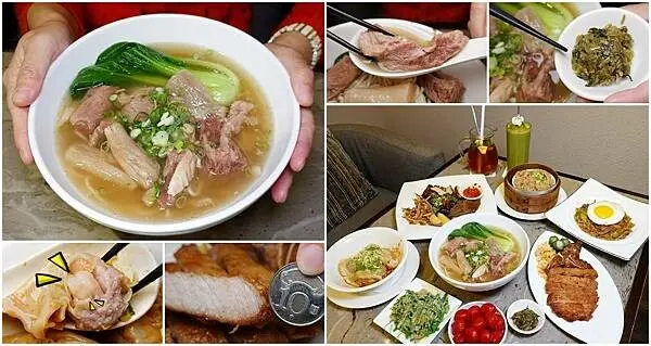 捷運南港站美食/南港好吃牛肉麵【Neverland Noodle Bar麵吧】清燉半筋半腩牛肉麵/鑊氣十足青椒牛肉炒飯/紥實鮮蝦紅油抄手、超厚古早味'炸排骨真好吃(麵吧菜單)