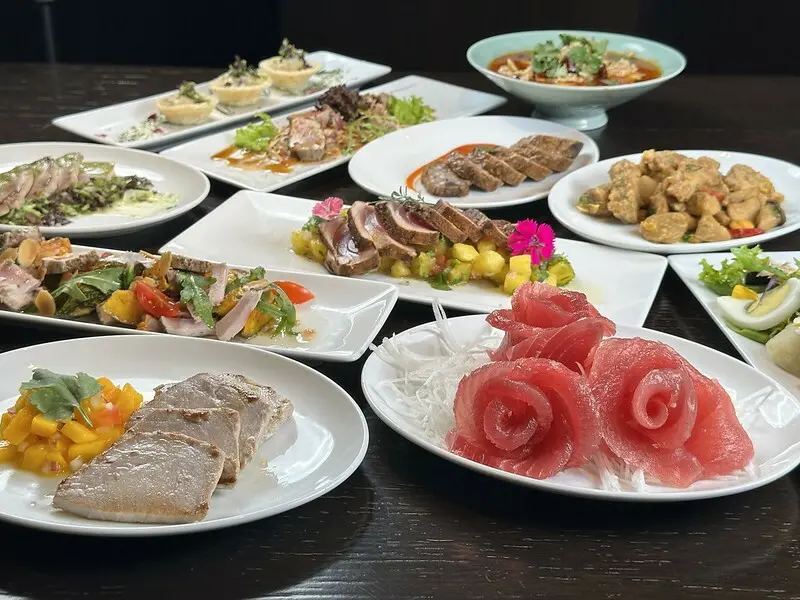 【台灣，台南市，安平區】千萬別錯過了台南大員皇冠假日酒店元素餐廳 「鮪魚季」，各式「鮪魚」作法，讓你