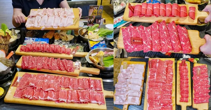 五鮮級鍋物專賣：台中百元平價小火鍋，浮誇17盎司大肉盤吃到爽，營業至凌晨兩點宵夜場，白飯飲料無限享用