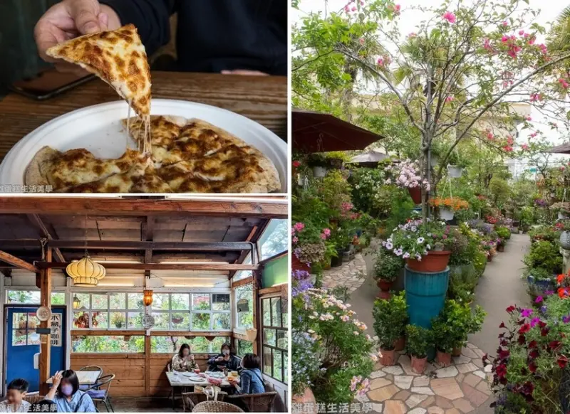 【桃園食記】龍潭木盒子柴燒窯烤披薩 - 隱身在花草間的神秘木盒子