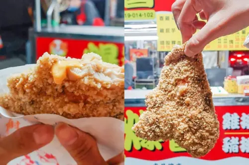 虎尾萬惡宵夜吃起來，爆醬雞排，濃郁起司超燙口～