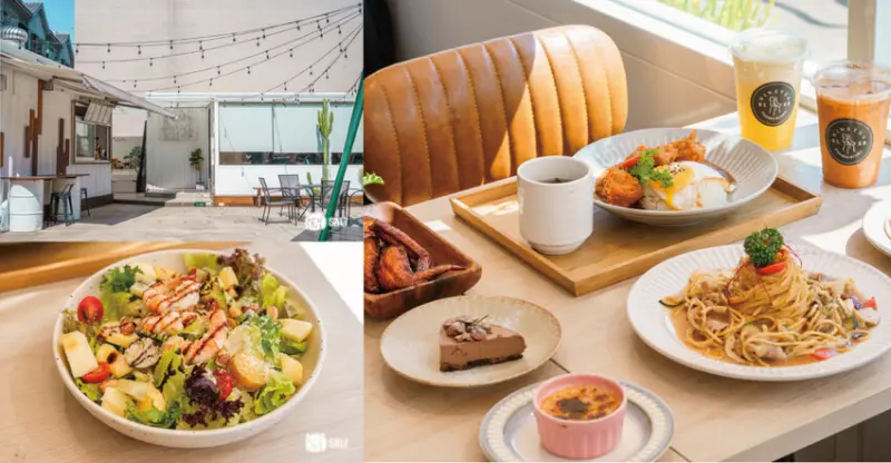 食久茶事｜台中大里超人氣聚會餐廳，純白玻璃貨櫃屋，派對、抓周、求婚場地推薦