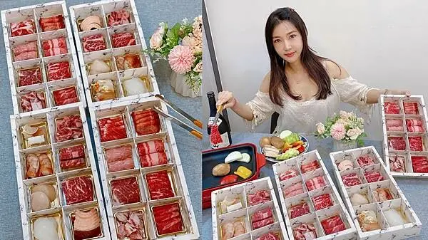 [外帶美食] 四時輕燒肉 外帶中秋烤肉大理石紋禮盒 健康環保燒肉新滋味 LIGHT BBQ #松山區小巨蛋站美食 @蛋